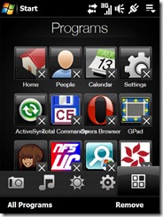 programs tab