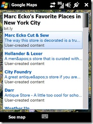 gmaps favs