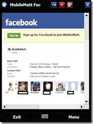 mobile matt facebook