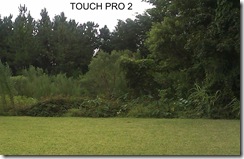 Touch Pro  backyard 100 percent